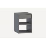 Тумба з ящиком для спальні M-0001 від Moreli (Морелі) Антрацит