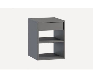 Тумба прикроватная с ящиком для спальни M-0001 от Moreli (Морели) Антрацит