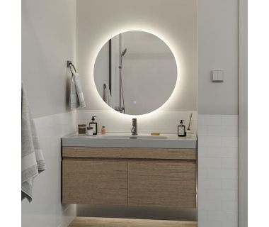 Дзеркало з підсвіткою для ванної кімнати та вітальнею Токіо від Moreli (Морелі) 700х700