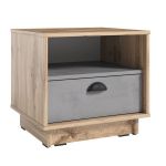 Тумба прикроватная для спальни K-0005 от Moreli (Морели) Аппалачи/Бетон Тефра