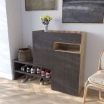 Тумба под обувь в прихожую RS-4 от Moreli (Морели) Аппалачи/Венге темный