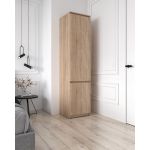 Шкаф-пенал с полками для одежды T-217 от Moreli (Морели) Дуб Сонома