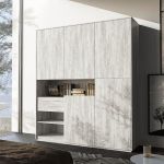 Шафа розстібна для речей та книг RS-2 від Moreli (Морелі) Бетон