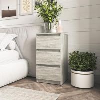 Тумба на 3 ящики в спальню T-216 від Moreli (Морелі) Бетон