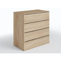 Комод 4 ящика комбинация цветов ТX-04 Moreli (Морели) Дуб Сонома
