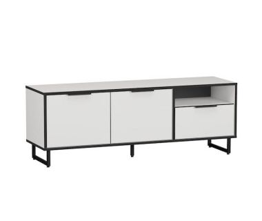 Тумба под телевизор с дверцей и ящиком F-0007 от Moreli (Морели) Белый