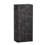 Распашный шкаф с трубой для одежды Moreli (Морели) F-0012 Бетон Темный