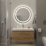 Зеркало с подсветкой для ванной комнаты и гостиной Сайн от Moreli (Морели) 600x600