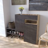 Тумба під взуття в передпокій RS-4 від Moreli (Морелі) Аппалачі/Венге темний