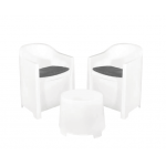 Набор Progarden LUNA белый с подушками