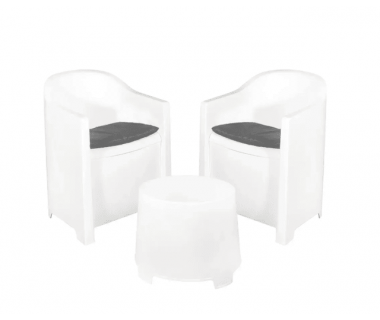 Набір Progarden LUNA білий з подушками