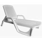 Лежак шезлонг пляжний Nilo білий