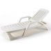 Лежак шезлонг пляжний Zanzibar білий в інтернет магазині "Меблі Даром"