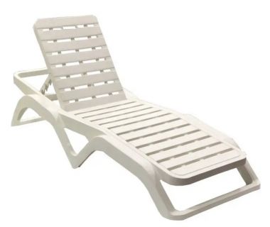 Лежак шезлонг пляжный Scirocco белый