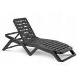 Лежак шезлонг пляжний Scirocco антрацит