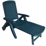 Лежак шезлонг пляжний Cancun зелений