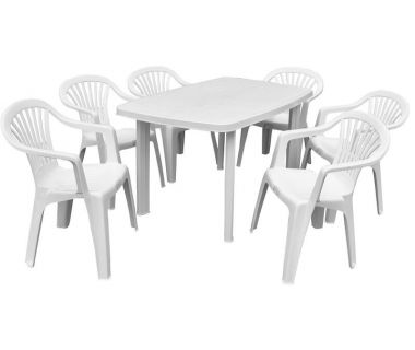 Набір садових меблів Faro білий