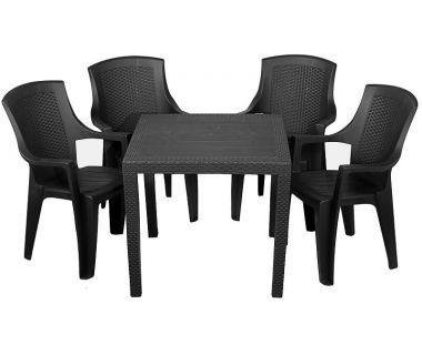 Набор мебели King Eden антрацит