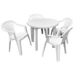 Набір садових меблів Tondo Altea білий