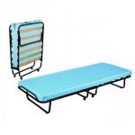 Розкладачка на 14-ти ламелях з матрацом