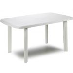 Стол пластиковый Faro 137x85x72 см овальный белый
