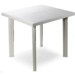 Стол пластиковый Fiocco 75x80 см белый