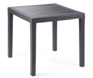 Стол пластиковый King 79x79 см антрацит