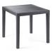 Стол пластиковый King 79x79 см антрацит в интернет-магазине "Мебли Даром"