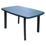 Стіл пластиковий Faro 137x85x72 см овальний зелений