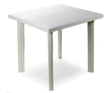 Стол пластиковый Fiocco 75x80 см белый