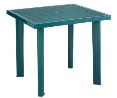 Стіл пластиковий Fiocco 75x80 см зелений