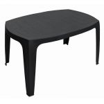Стол журнальный пластиковый Kai 75x50 см антрацит