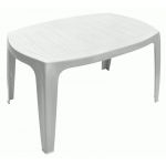 Стіл журнальний пластиковий Kai 75x50 см білий