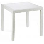 Стол пластиковый King 79x79 см белый