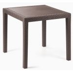 Стол пластиковый King 79x79 см коричневый