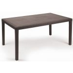 Стол пластиковый Prince 150x90 см коричневый