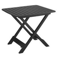 Стіл пластиковий Tevere розкладний антрацит