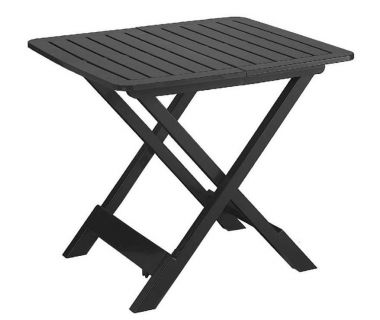 Стіл пластиковий Tevere розкладний антрацит