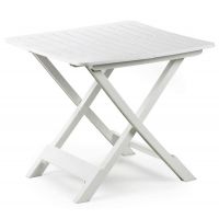 Стол пластиковый Tevere раскладной белый