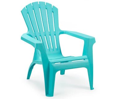 Кресло пластиковое Dolomiti голубое