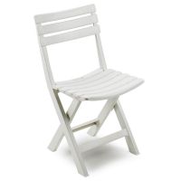 Стілець пластиковий розкладний Birki білий