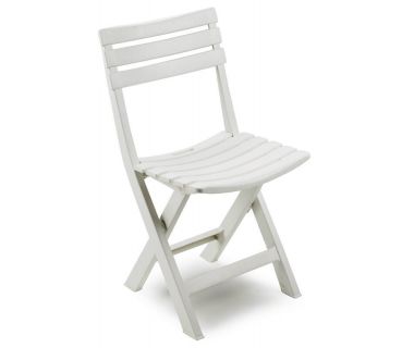 Стул пластиковый раскладной Birki белый
