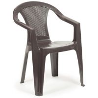 Крісло пластикове Atlanta коричневе