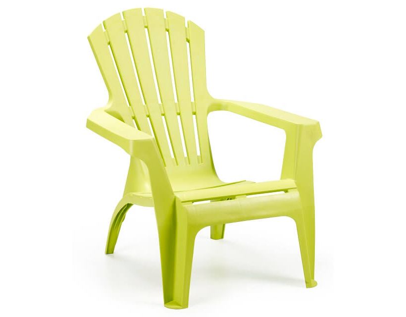 Кресло пластиковое Dolomiti лайм в интернет-магазине "Мебли Даром"