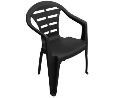 Кресло пластиковое Moyo антрацит