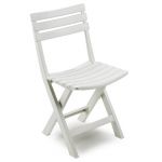 Стул пластиковый раскладной Birki белый
