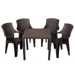 Набір садових меблів King Eden коричневий