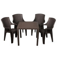 Набор мебели King Eden коричневый