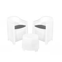 Набір Progarden LUNA білий з подушками