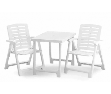 Набір садових меблів Progarden PIC NIK білий